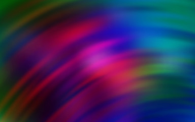 Dark Multicolor vector layout with curved lines.