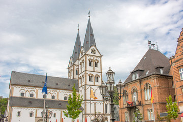 Fototapeta na wymiar Church of St. Severus (Basilika St. Severus) Boppard Rhineland Palatinate Germany