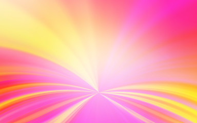 Light Pink, Yellow vector blurred pattern.