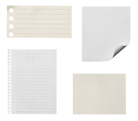 white paper ripped message torn