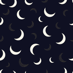 Shining golden and white colored moon night life pattern