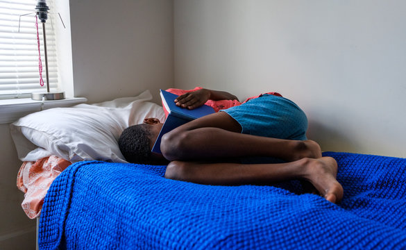Boy reading
