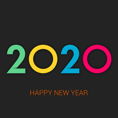 2020 -  happy new year 2020 