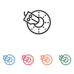 Brake vector icon