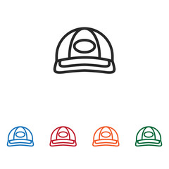 Fototapeta premium Cap vector icon