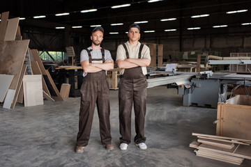 Skilled Carpenters At Work