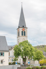 Fototapeta na wymiar Protestant church (evangelische Kirche) Boppard Rhineland Palatinate Germany