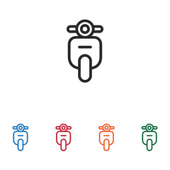 Scooter vector icon