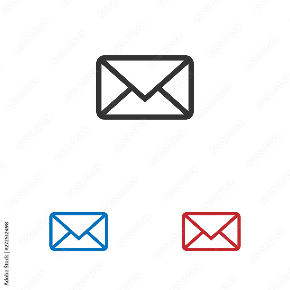 Poster envelope icon isolated on white background. envelope icon in trendy design style. envelope vector ic