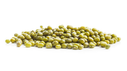 Green mung beans.
