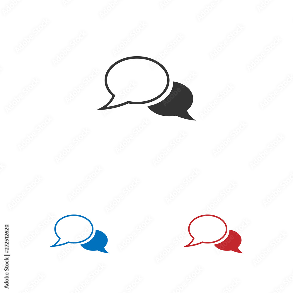 Poster speech bubble icon isolated on white background. speech bubble icon in trendy design style. speech b