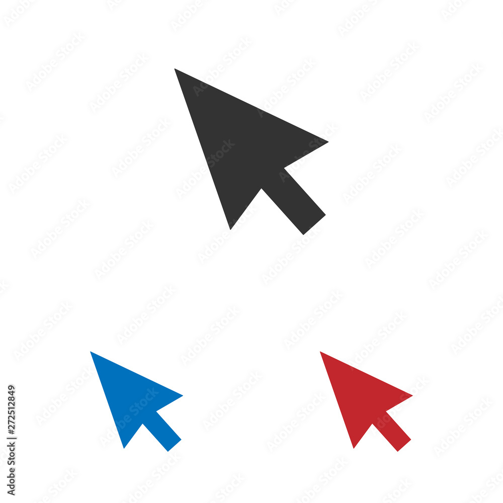 Poster cursor icon isolated on white background. cursor icon in trendy design style. cursor vector icon mod