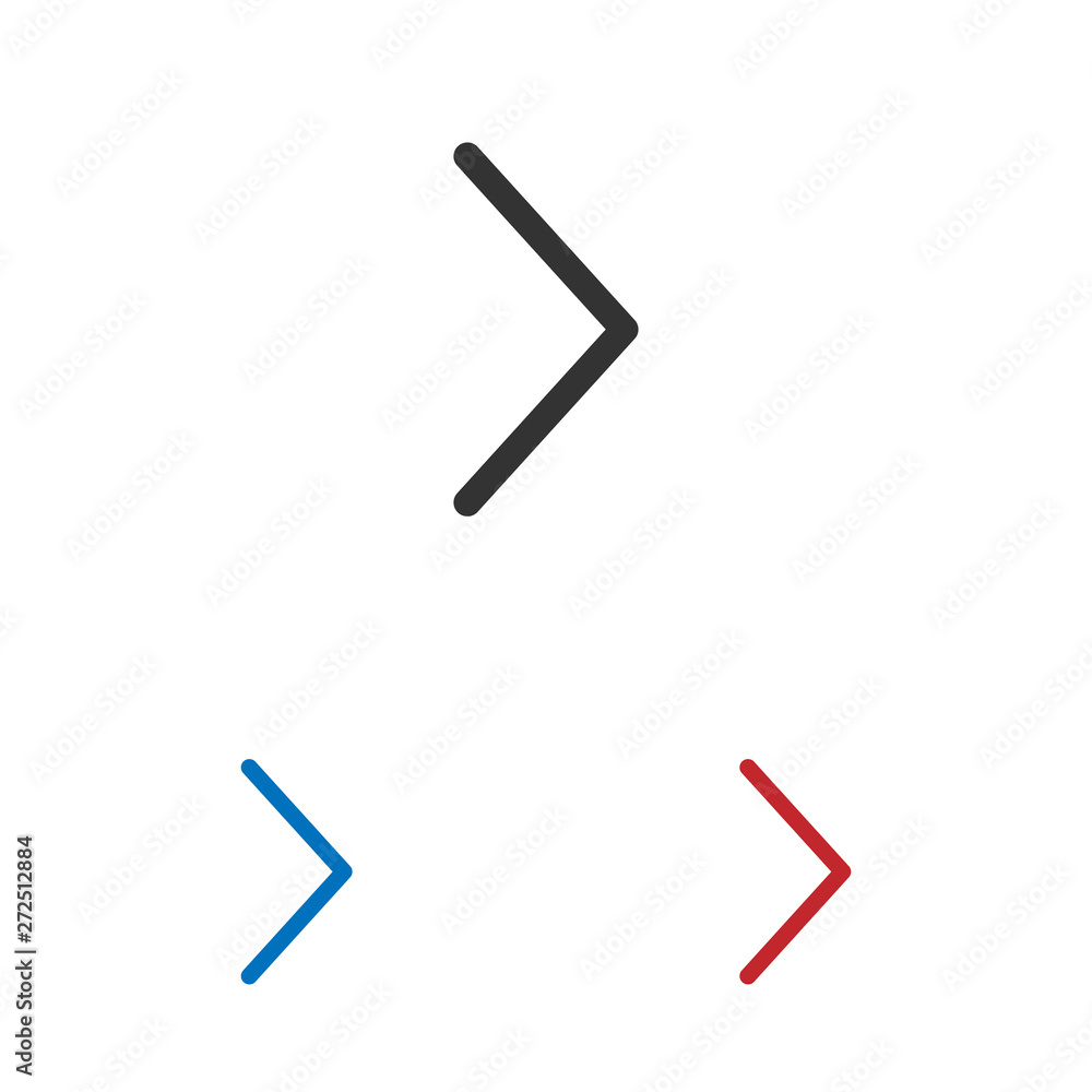 Aufkleber next icon isolated on white background. next icon in trendy design style. next vector icon modern an