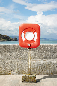 Empty Lifebuoy Station