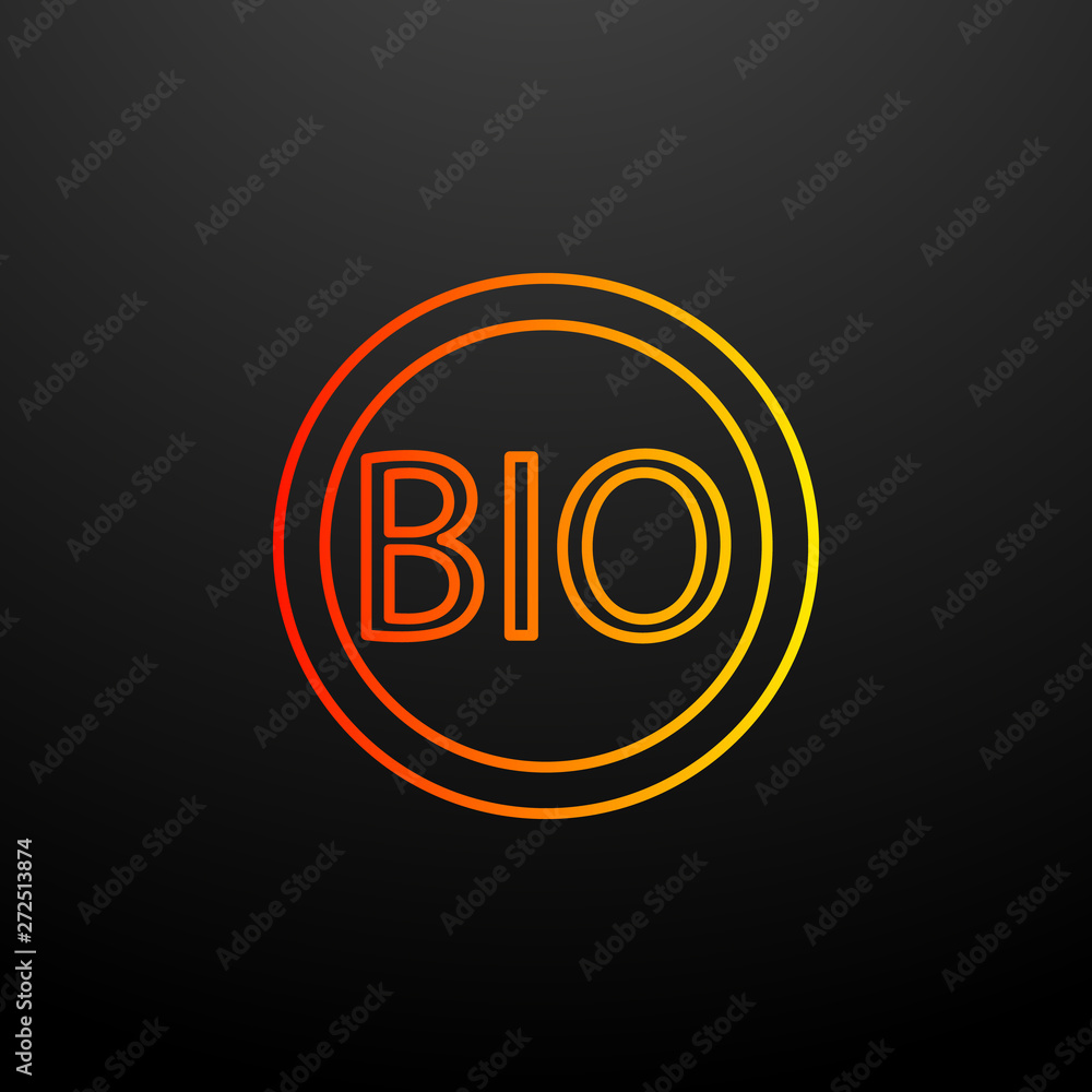Poster bio nolan icon. elements of ecology set. simple icon for websites, web design, mobile app, info grap