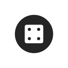 Dice number four icon