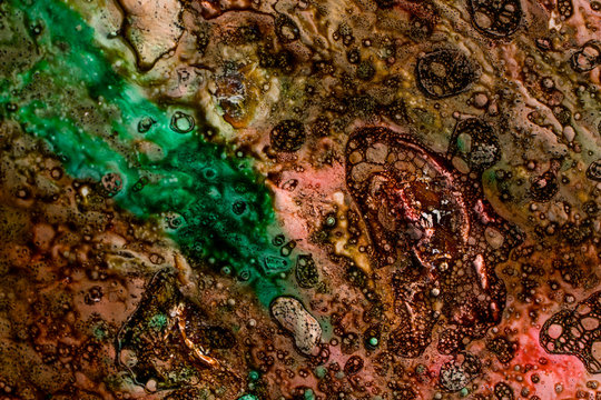 Abstract paint in oil