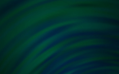 Dark Green vector background with wry lines.