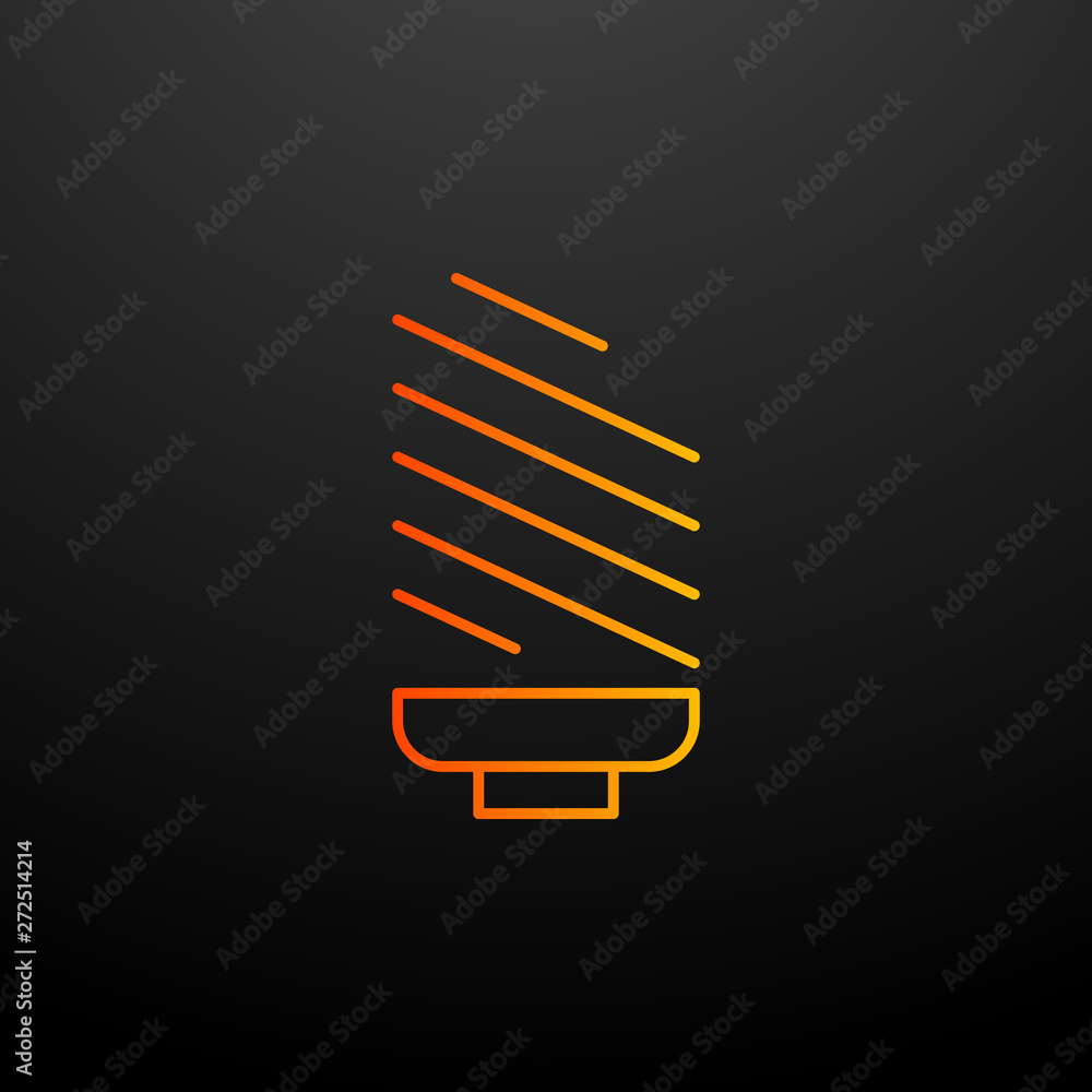 Aufkleber light bulb nolan icon. elements of ecology set. simple icon for websites, web design, mobile app, in