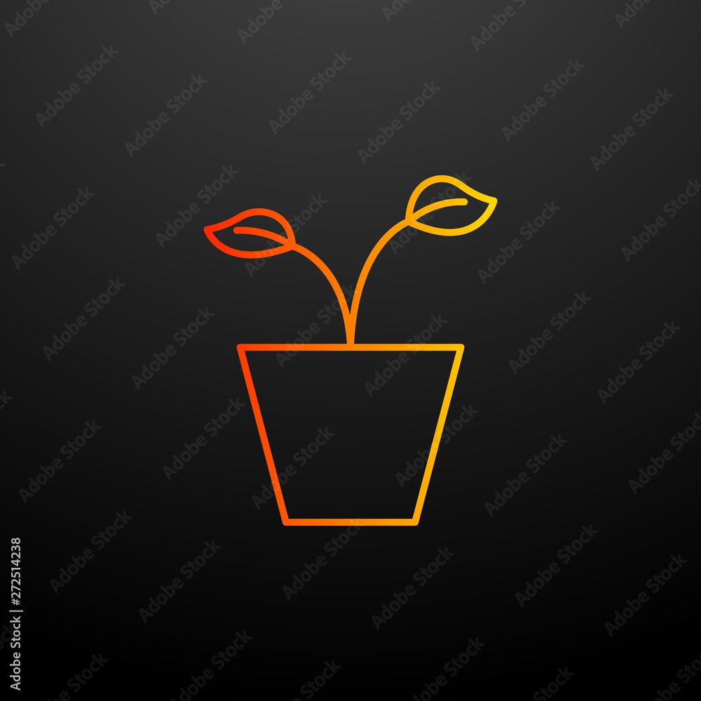 Aufkleber sprout nolan icon. elements of ecology set. simple icon for websites, web design, mobile app, info g