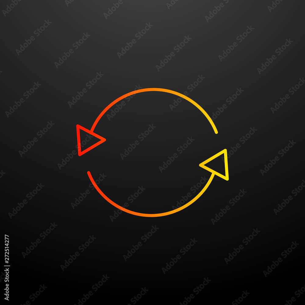 Aufkleber refresh nolan icon. elements of ecology set. simple icon for websites, web design, mobile app, info 