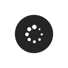 Spinner of dots icon