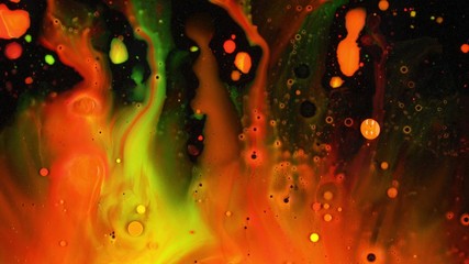 Abstract moving neon colors