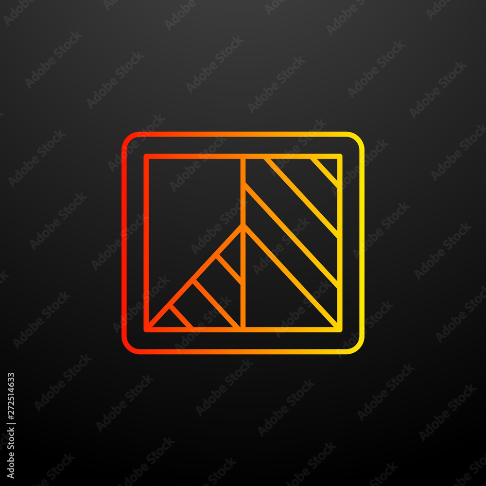 Poster black and white nolan icon. elements of image set. simple icon for websites, web design, mobile app,
