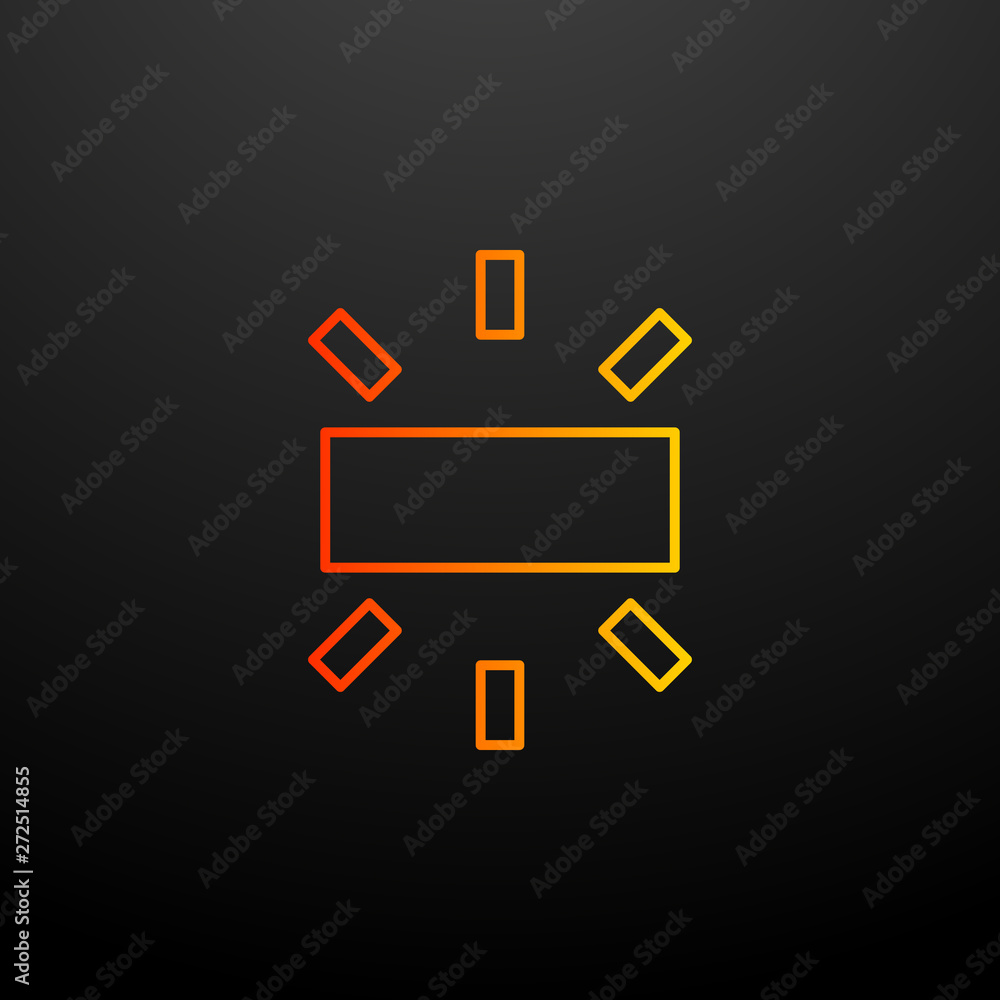 Poster white balance nolan icon. elements of image set. simple icon for websites, web design, mobile app, i