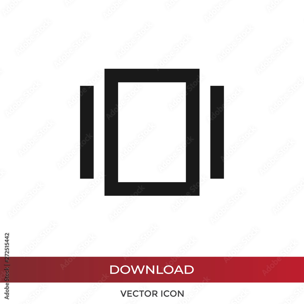 Aufkleber smartphone vibration vector icon in modern design style for web site and mobile app