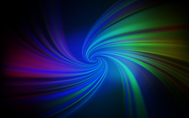 Dark Multicolor vector background with wry lines.