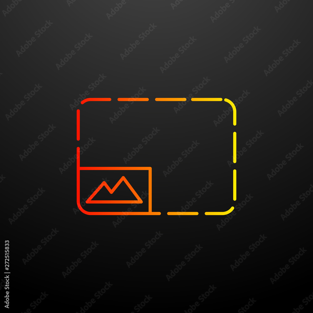 Aufkleber photo size nolan icon. elements of image set. simple icon for websites, web design, mobile app, info