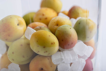 making japanese plum wine image