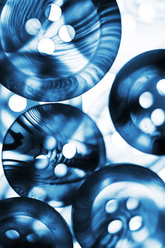 Blue button