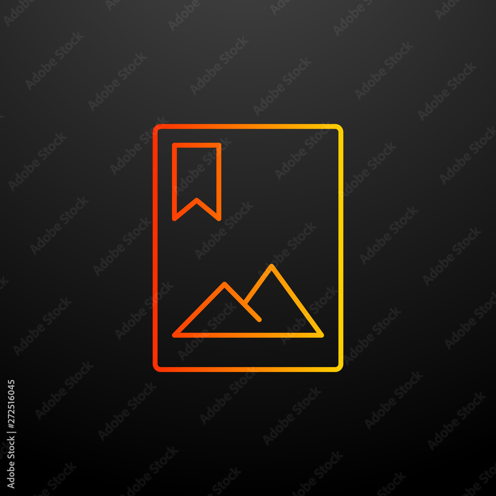 Poster photo mark nolan icon. elements of image set. simple icon for websites, web design, mobile app, info