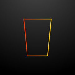 glass nolan icon. Elements of kitchen set. Simple icon for websites, web design, mobile app, info graphics