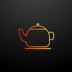 teapot for welding nolan icon. Elements of kitchen set. Simple icon for websites, web design, mobile app, info graphics
