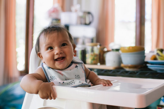 Baby in High Chair