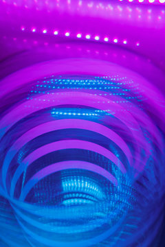 Prismatic spiral colorful and vibrant, holographic abstract background