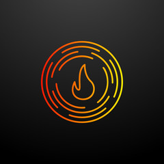 of fire nolan icon. Elements of automation set. Simple icon for websites, web design, mobile app, info graphics