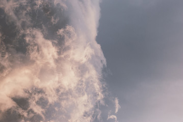 Thunderclouds before the storm.