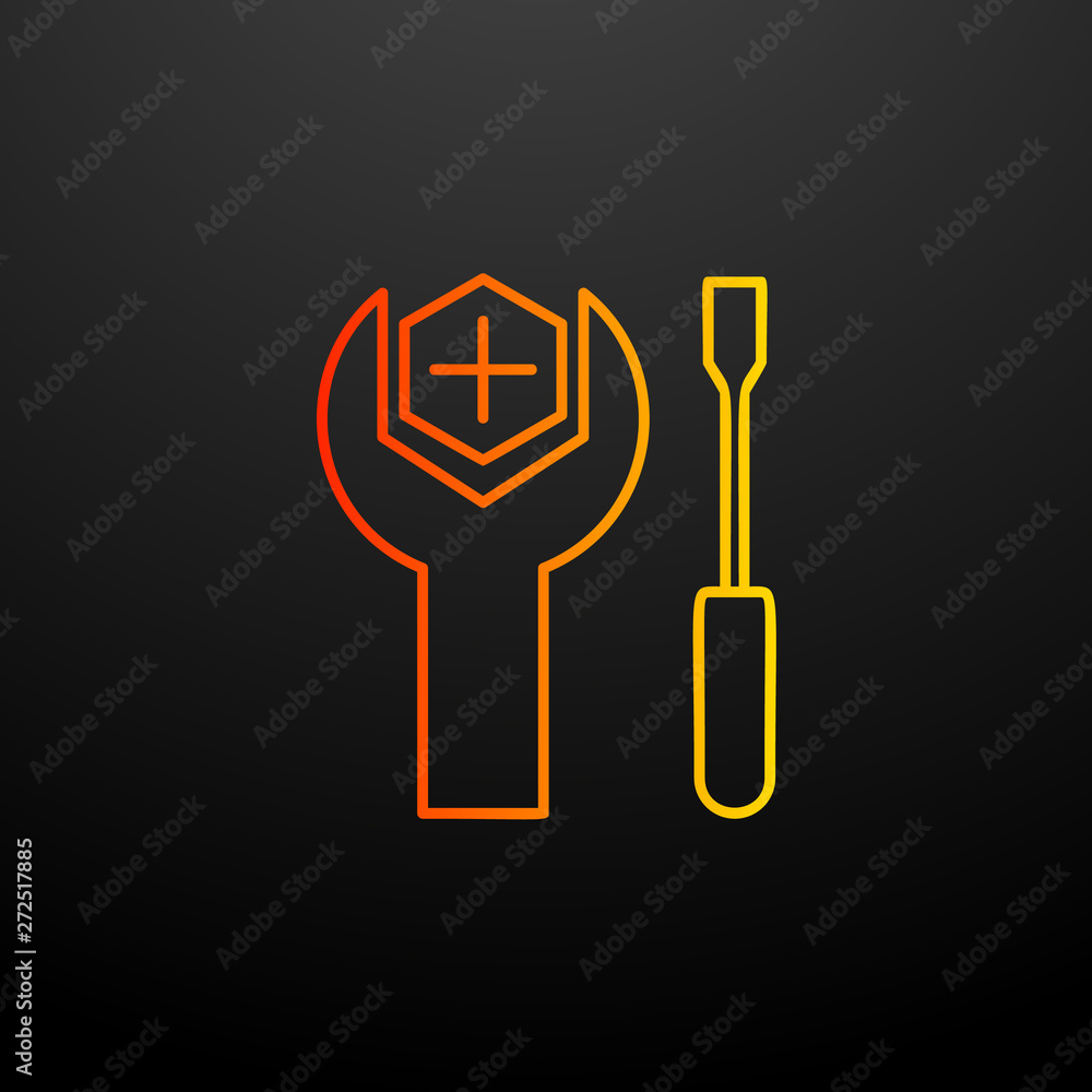 Aufkleber tool mark nolan icon. elements of automation set. simple icon for websites, web design, mobile app, 
