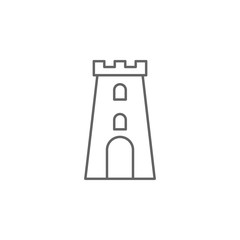 Medieval, tower icon. Element of medieval period icon. Thin line icon for website design and development, app development. Premium icon