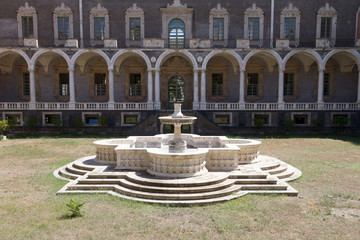 Naklejka premium Monastero dei Benedettini di San Nicolò (Catania, Sicilia)