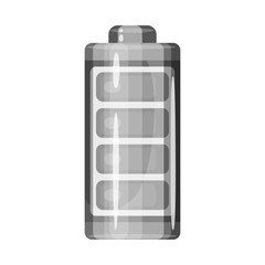 Vector illustration of battery  and charge logo. Collection of battery  and level  stock symbol for web.