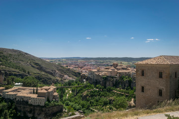 Fototapeta na wymiar Vistas de Cuenca (España)