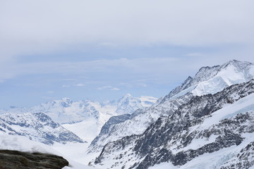 Fototapeta na wymiar Jungfraujoch View