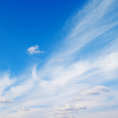 Blue sky with clouds