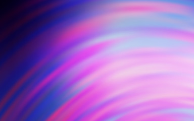 Fototapeta premium Light Purple, Pink vector background with bent lines.