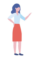 Isolated woman design vector illustration